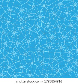 Seamless abstract winter frost pattern