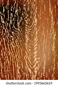 Seamless abstract wood banner. Hand-drawn brown gradient background. Red Tree texture, ink blots stain, grain, paint splash, brush stroke, scratched imprint. Vector grunge splattered illustration