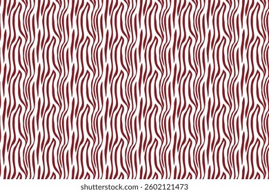 Seamless abstract zebra pattern with organic, wavy lines creating a dynamic and modern texture. Ideal for textiles, wallpapers, packaging, and decorative design projects.