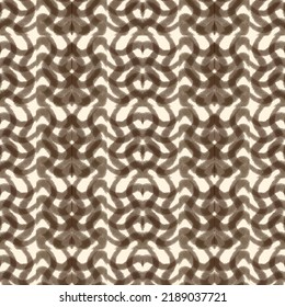 seamless abstract zigzag brown line illustration, fabric pattern trendy decoation.