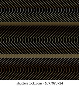 Seamless abstract zigzag lines vector patterns. Vector fashion backdrop in vintage style.