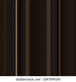 Seamless abstract zigzag lines vector patterns. Vector fashion backdrop in vintage style.
