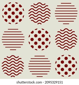 seamless abstraction circles lines. suitable for wallpaper