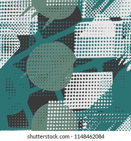 Seamless abstraction. A disorderly pattern. Background from an oblique grille.