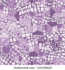 Seamless abstraction on a background of a pattern from chaotically located networks.