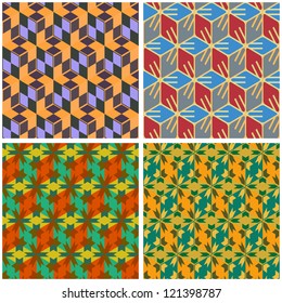 Seamless abstrct pattern. Vector illustration.