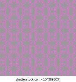 Seamless abtract pattern on grey. Vector illustration.
