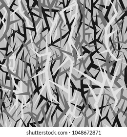 Seamless acute-angled texture for military uniform. Version - Urban Strike