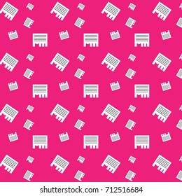 Seamless Advertisement Street Paper Stripes Sheet Pattern