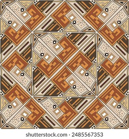 Seamless African background hand-drawn. Texture for printing on fabric, wallpaper, posters, website design.