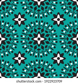 Patrón de flor de diseño africano transparente para impresión textil y de tejidos