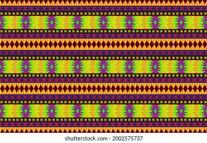Seamless African, fabric patterns. Can be printed and used as carpets, backgrounds, textiles, fabrics, apparel, and other textile products. Vector style weaving concept.