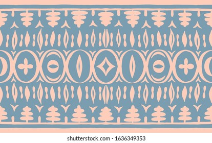 Seamless African pattern. Ethnic carpet with chevrons. Tribal vector ornament. Aztec style. Geometric mosaic on the tile, majolica. Ancient interior. Modern rug. Geo print on textile. Kente Cloth.