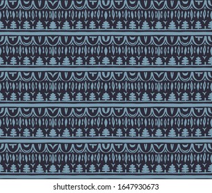 Seamless African pattern. Ethnic carpet with chevrons. Tribal vector ornament. Aztec style. Geometric mosaic on the tile, majolica. Ancient interior. Modern rug. Geo print on textile. Kente Cloth.