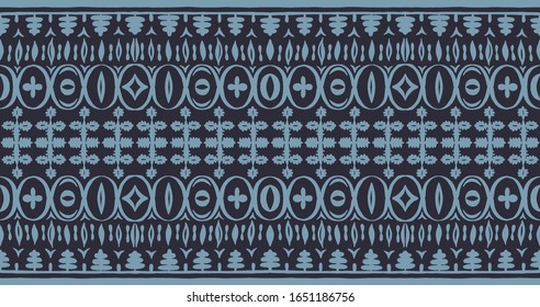  Patrón africano sin problemas. Alfombra étnica con chevrons.Ornamento vectorial tribal. Estilo azteca. Mosaico geométrico en la pieza, majólica. Interior antiguo. Alfombra moderna. Impresión geográfica en textiles. Ropa Kente.