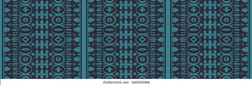 Seamless African pattern. Ethnic carpet with chevrons. Tribal vector ornament. Aztec style. Geometric mosaic on the tile, majolica. Ancient interior. Modern rug. Geo print on textile. Kente Cloth.