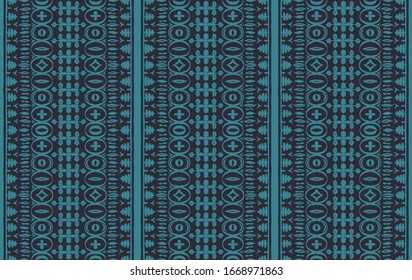  Patrón africano sin problemas. Alfombra étnica con chevrons.Ornamento vectorial tribal. Estilo azteca. Mosaico geométrico en la pieza, majólica. Interior antiguo. Alfombra moderna. Impresión geográfica en textiles. Ropa Kente.