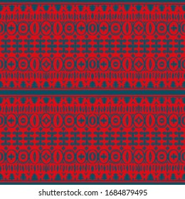  Patrón africano sin problemas. Alfombra étnica con chevrons. Ornamento vectorial tribal. Estilo azteca. Mosaico geométrico en la pieza, majólica. Interior antiguo. Alfombra moderna. Impresión geográfica en textiles. Ropa Kente.