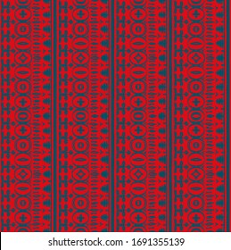  Patrón africano sin problemas. Alfombra étnica con chevrons.Ornamento vectorial tribal. Estilo azteca. Mosaico geométrico en la pieza, majólica. Interior antiguo. Alfombra moderna. Impresión geográfica en textiles. Ropa Kente.