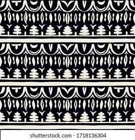 Patrón africano sin problemas. Alfombra étnica con chevrons. Ornamento vectorial tribal. Estilo azteca. Mosaico geométrico en la pieza, majólica. Interior antiguo. Alfombra moderna. Impresión geográfica en textiles. Ropa Kente.
