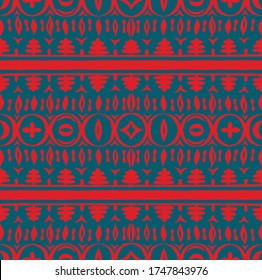 Patrón africano sin problemas. Alfombra étnica con chevrones. Ornamento vectorial tribal. Estilo azteca. Mosaico geométrico en la baldosa, majólica. Interior antiguo. Alfombra moderna. Impresión geográfica sobre textiles. Kente Cloth.