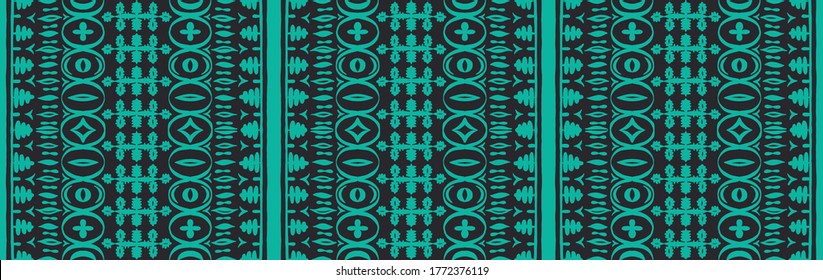 Seamless African pattern. Ethnic carpet with chevrons. Tribal vector ornament. Aztec style. Geometric mosaic on the tile, majolica. Ancient interior. Modern rug. Geo print on textile. Kente Cloth.