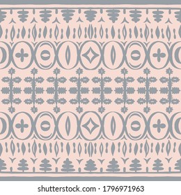 Patrón africano sin problemas. Alfombra étnica con chevrones. Ornamento vectorial tribal. Estilo azteca. Mosaico geométrico en la baldosa, majólica. Interior antiguo. Alfombra moderna. Impresión geográfica sobre textiles. Kente Cloth.