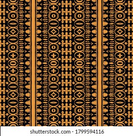 Patrón africano sin problemas. Alfombra étnica con chevrones. Ornamento vectorial tribal. Estilo azteca. Mosaico geométrico en la baldosa, majólica. Interior antiguo. Alfombra moderna. Impresión geográfica sobre textiles. Kente Cloth.