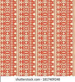 Patrón africano sin problemas. Alfombra étnica con chevrones. Ornamento vectorial tribal. Estilo azteca. Mosaico geométrico en la baldosa, majólica. Interior antiguo. Alfombra moderna. Impresión geográfica sobre textiles. Kente Cloth.