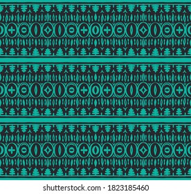 Patrón africano sin problemas. Alfombra étnica con chevrones. Ornamento vectorial tribal. Estilo azteca. Mosaico geométrico en la baldosa, majólica. Interior antiguo. Alfombra moderna. Impresión geográfica sobre textiles. Kente Cloth.
