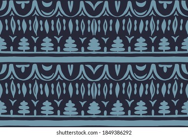 Seamless African pattern. Ethnic carpet with chevrons. Tribal vector ornament. Aztec style. Geometric mosaic on the tile, majolica. Ancient interior. Modern rug. Geo print on textile. Kente Cloth.
