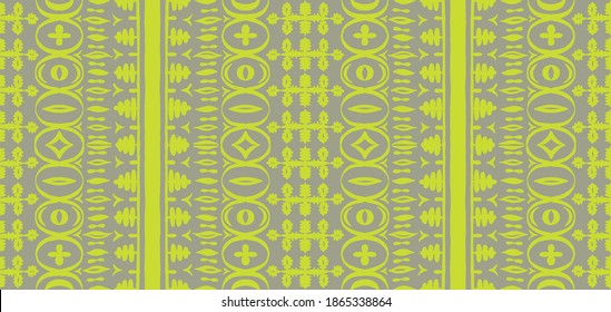 Seamless African pattern. Ethnic carpet with chevrons. Tribal vector ornament. Aztec style. Geometric mosaic on the tile, majolica. Ancient interior. Modern rug. Geo print on textile. Kente Cloth.