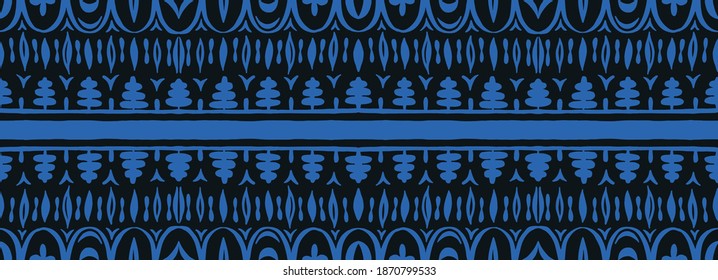 Seamless African pattern. Ethnic carpet with chevrons. Tribal vector ornament. Aztec style. Geometric mosaic on the tile, majolica. Ancient interior. Modern rug. Geo print on textile. Kente Cloth.