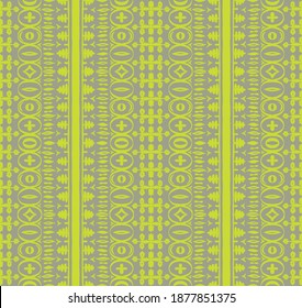 Seamless African pattern. Ethnic carpet with chevrons. Tribal vector ornament. Aztec style. Geometric mosaic on the tile, majolica. Ancient interior. Modern rug. Geo print on textile. Kente Cloth.