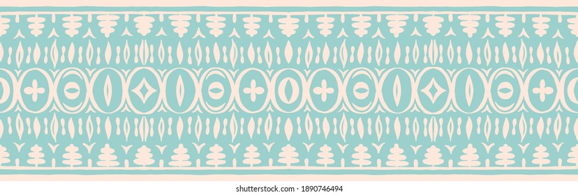 Seamless African pattern. Ethnic carpet with chevrons. Tribal vector ornament. Aztec style. Geometric mosaic on the tile, majolica. Ancient interior. Modern rug. Geo print on textile. Kente Cloth.