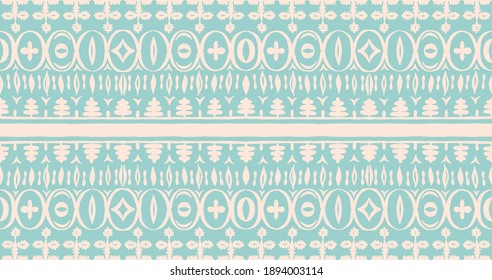 Nahtloses afrikanisches Muster. Ethnischer Teppich mit Chevronen. Stammesvektorschmuck. Aztec-Stil. Geometrisches Mosaik auf der Kachel, Majolika. Altes Interieur. Moderner Teppich. Geodruck auf Textilien. Kente Tuch.