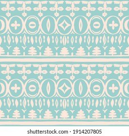 Seamless African pattern. Ethnic carpet with chevrons. Tribal vector ornament. Aztec style. Geometric mosaic on the tile, majolica. Ancient interior. Modern rug. Geo print on textile. Kente Cloth.