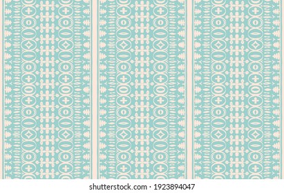 Seamless African pattern. Ethnic carpet with chevrons. Tribal vector ornament. Aztec style. Geometric mosaic on the tile, majolica. Ancient interior. Modern rug. Geo print on textile. Kente Cloth.