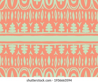 Seamless African pattern. Ethnic carpet with chevrons. Tribal vector ornament. Aztec style. Geometric mosaic on the tile, majolica. Ancient interior. Modern rug. Geo print on textile. Kente Cloth.