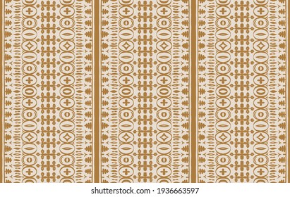 Seamless African pattern. Ethnic carpet with chevrons. Tribal vector ornament. Aztec style. Geometric mosaic on the tile, majolica. Ancient interior. Modern rug. Geo print on textile. Kente Cloth.
