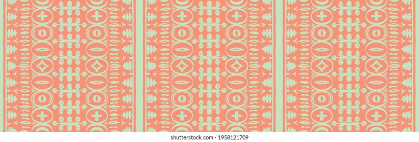 Seamless African pattern. Ethnic carpet with chevrons. Tribal vector ornament. Aztec style. Geometric mosaic on the tile, majolica. Ancient interior. Modern rug. Geo print on textile. Kente Cloth.