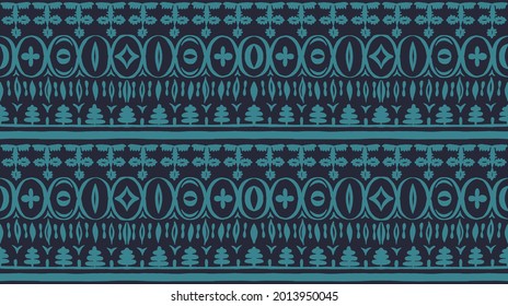 Seamless African pattern. Ethnic carpet with chevrons. Tribal vector ornament. Aztec style. Geometric mosaic on the tile, majolica. Ancient interior. Modern rug. Geo print on textile. Kente Cloth.