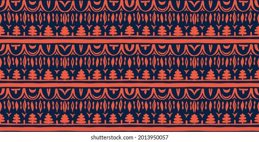 Patrón africano sin problemas. Alfombra étnica con chevrones. Ornamento vectorial tribal. Estilo azteca. Mosaico geométrico en la baldosa, majólica. Interior antiguo. Alfombra moderna. Impresión geográfica sobre textiles. Kente Cloth.