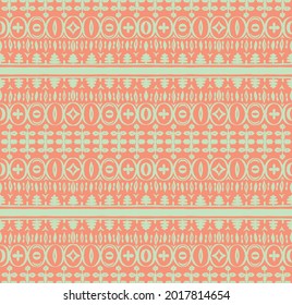 Seamless African pattern. Ethnic carpet with chevrons. Tribal vector ornament. Aztec style. Geometric mosaic on the tile, majolica. Ancient interior. Modern rug. Geo print on textile. Kente Cloth.