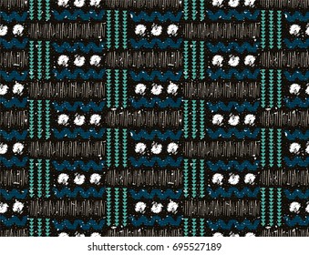 Seamless African pattern. Ethnic Design on the carpet.