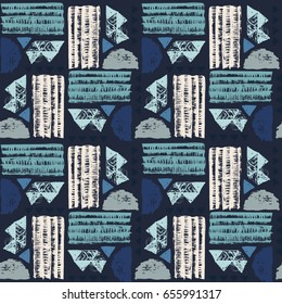 Seamless African pattern. Ethnic pattern on the carpet.