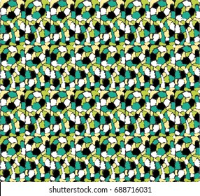 Seamless African pattern. Ethnic pattern on the carpet. 