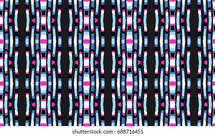 Seamless African pattern. Ethnic pattern on the carpet. 