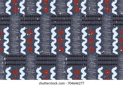 Seamless African pattern. Ethnic pattern on the carpet.