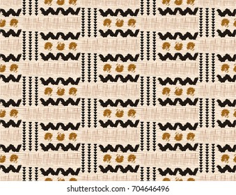 Seamless African pattern. Ethnic pattern on the carpet.